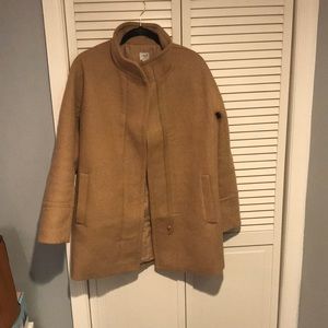 J. Crew Camel New City Coat Size 8
